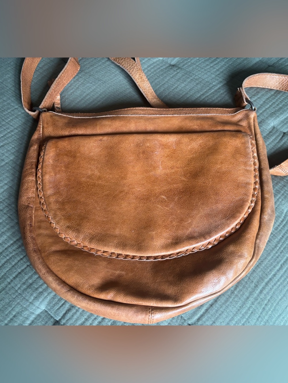 Latico Crossbody Bag in Cognac